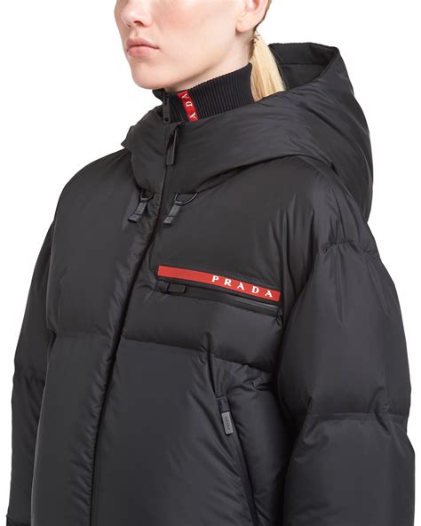 prada women puffer jacket|prada puffer jacket men's.